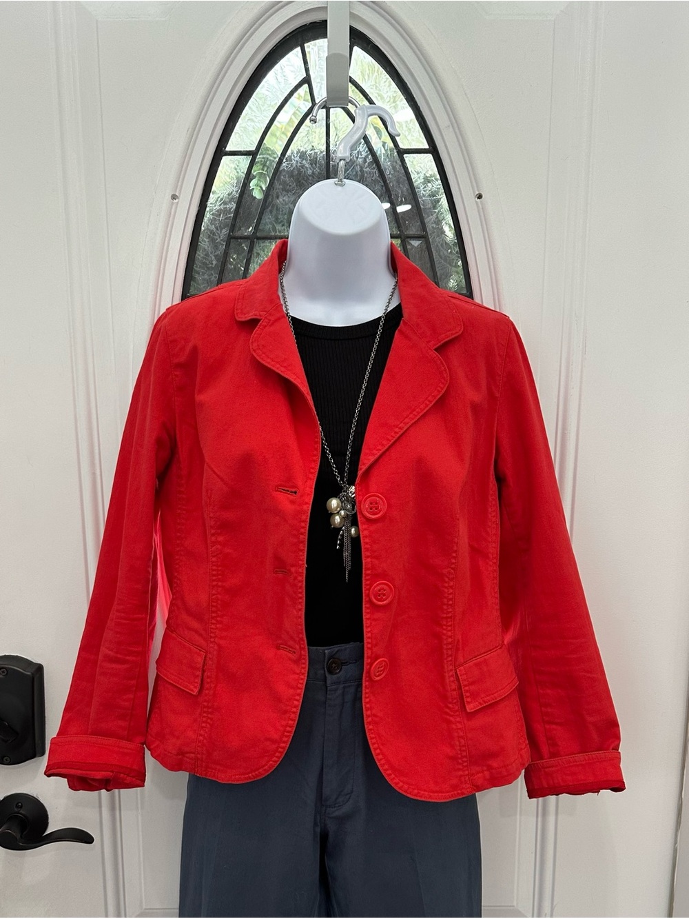 Talbot’s Red Women's Casual Blazer Jacket Sz 10
